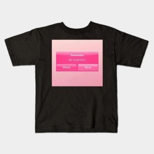 pink baddie Kids T-Shirt